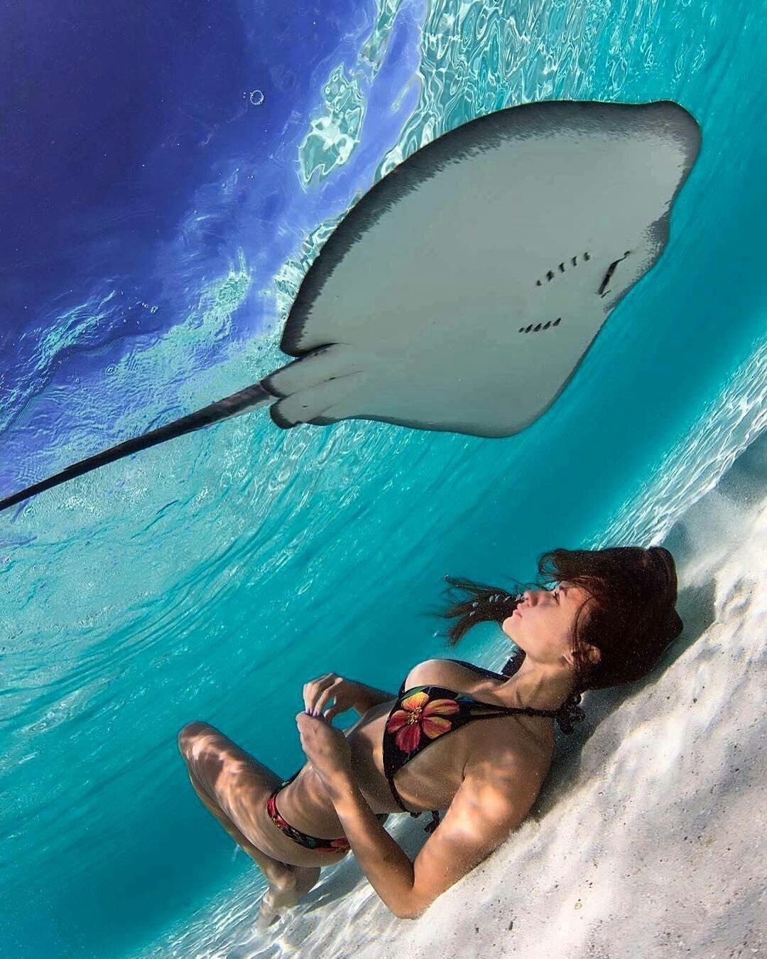 Девушка и Скат