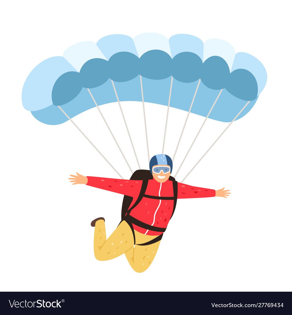 Полет с парашютом