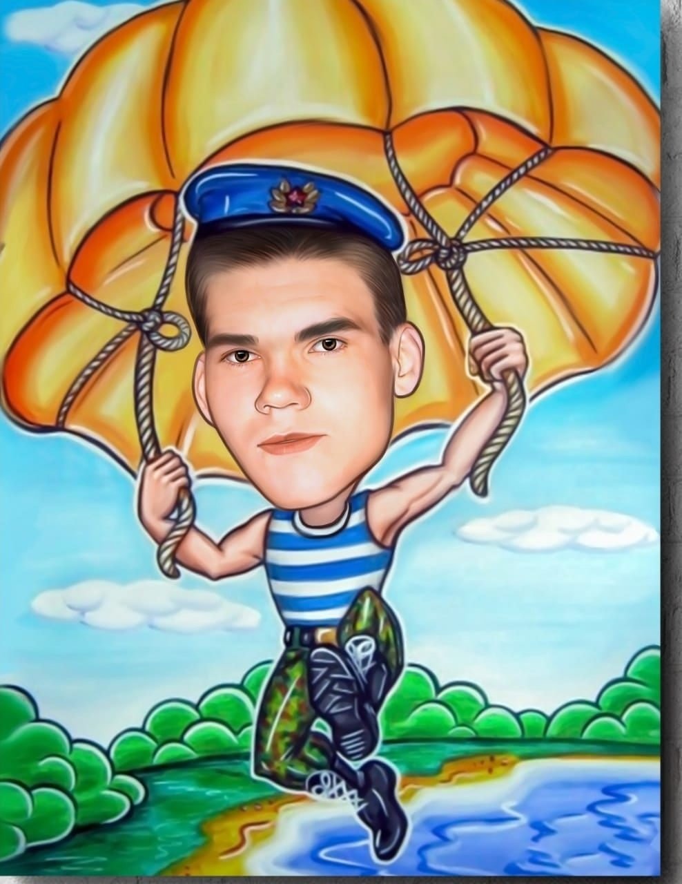 Парашютисты из самолета