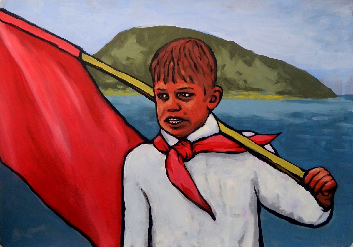 Советские открытки со школьниками