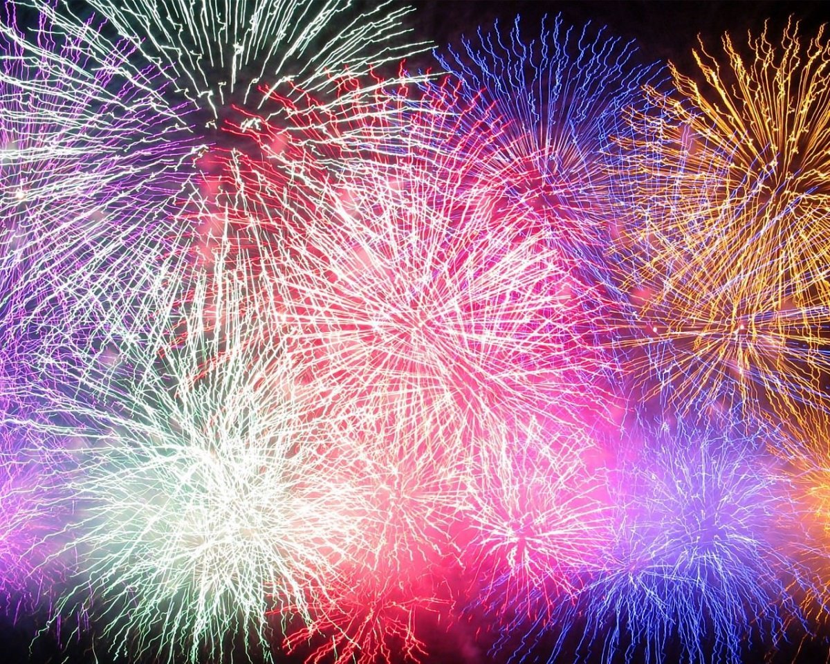Фон фейерверк