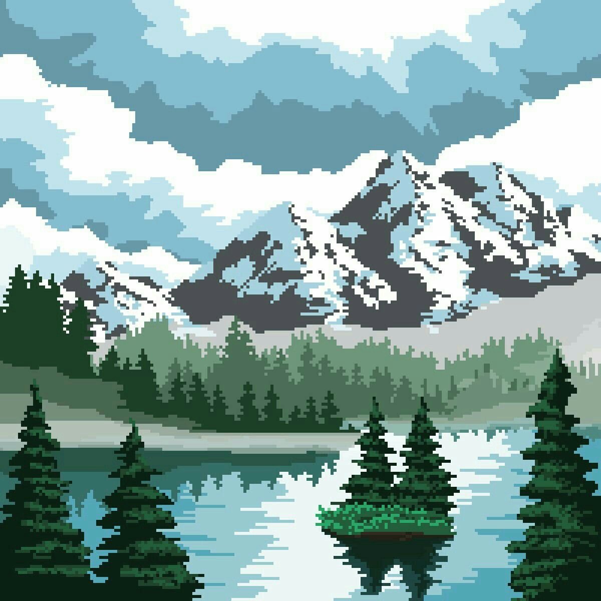 Mountain рисунок