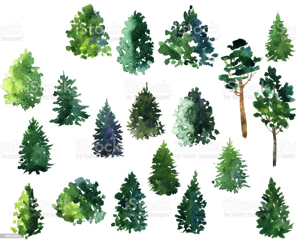 Схематичный лес