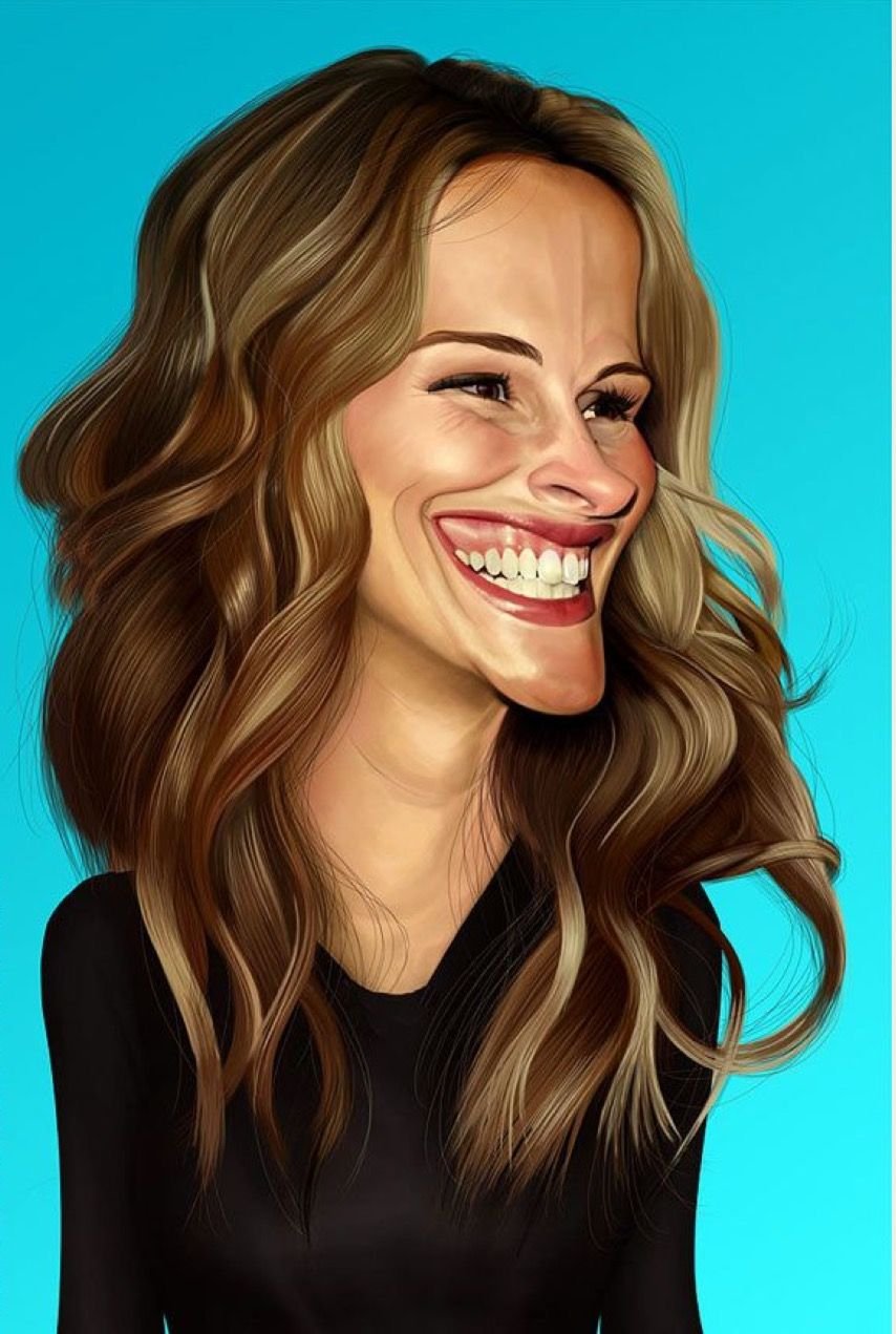 Смешные лица шаржи