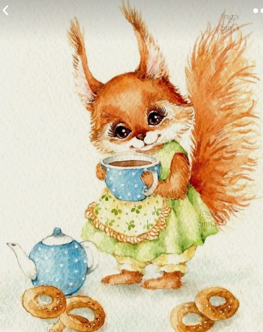 Доброе утро с ежиком