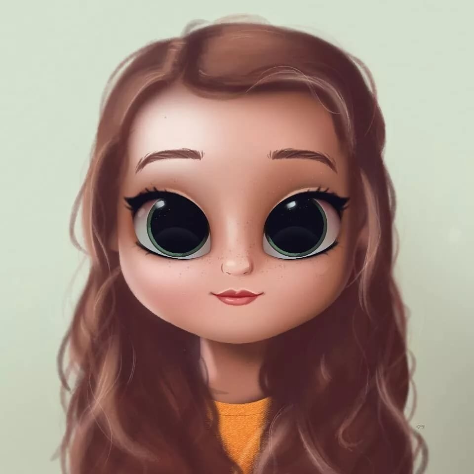 Мультяшки с большими глазами