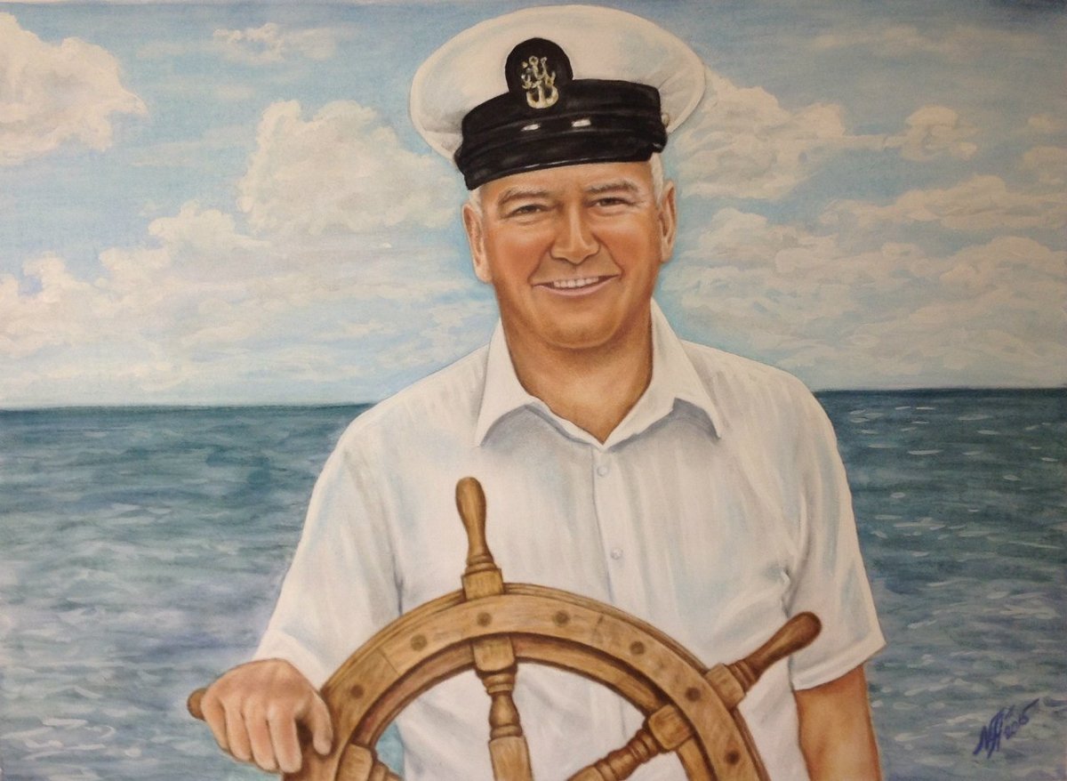 Портрет военного моряка
