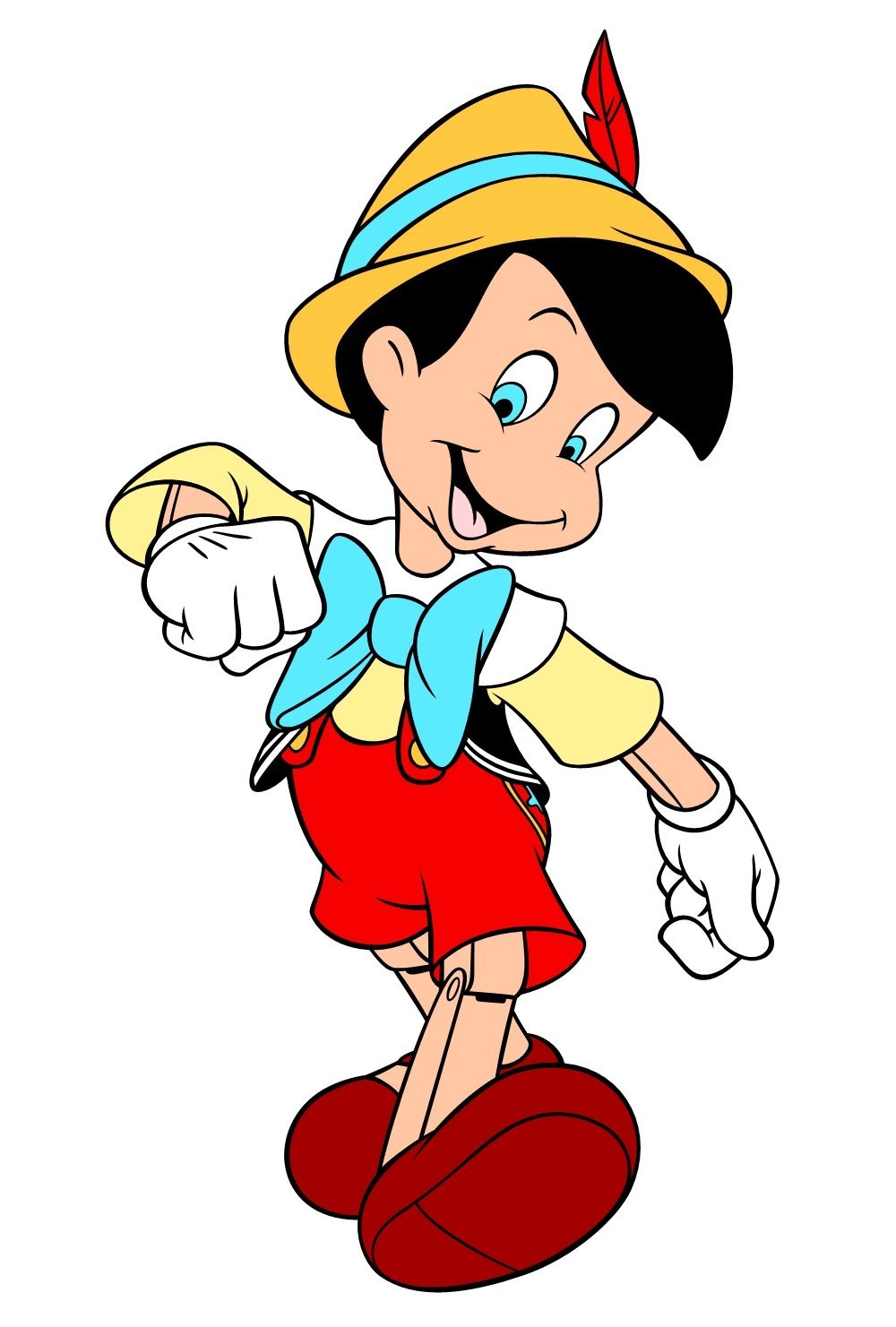 Герои мультика Пиноккио