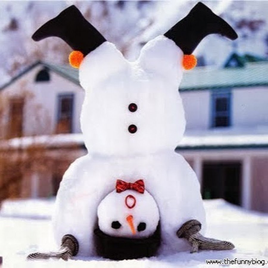 Прикольные Снеговики