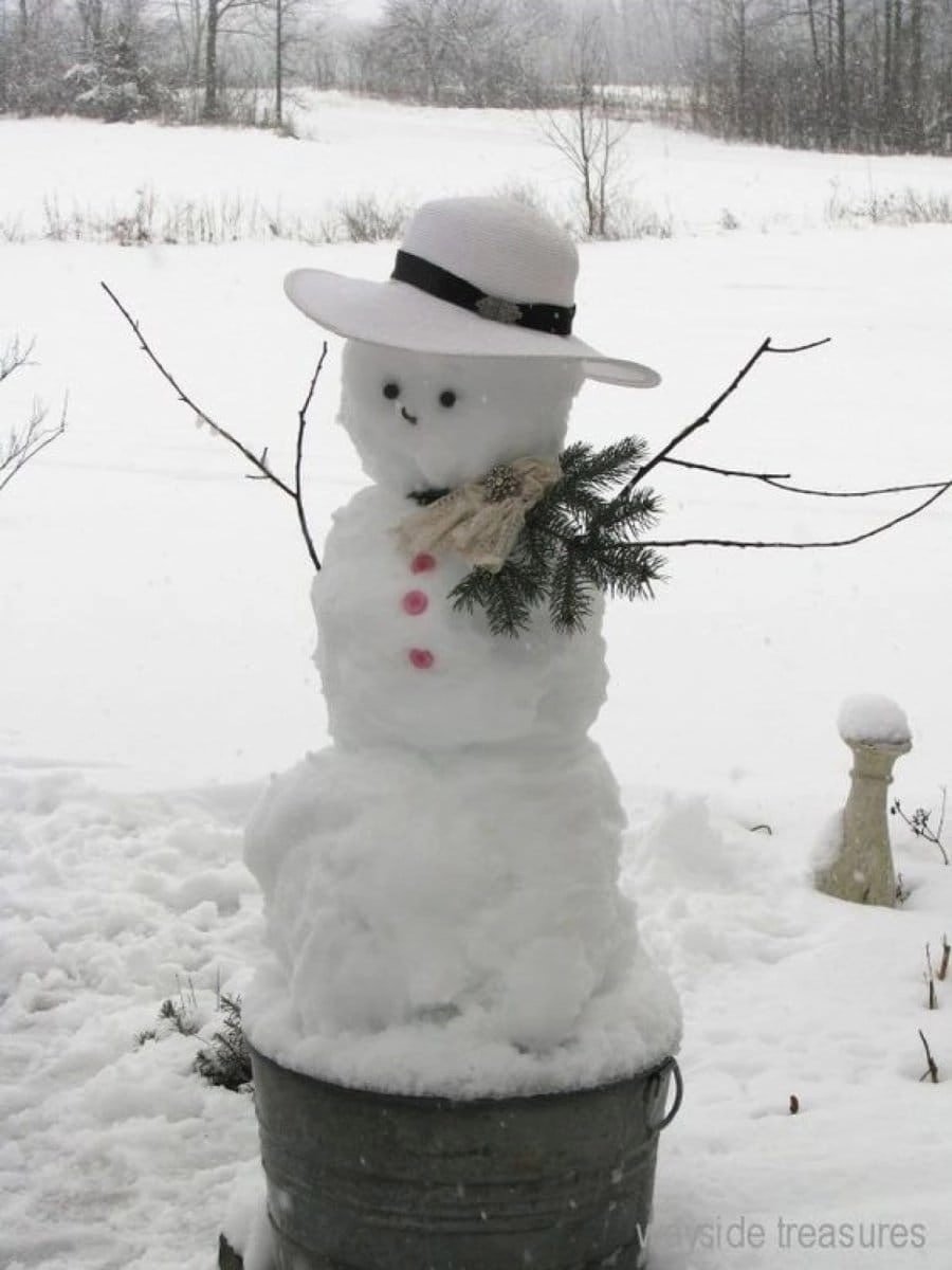 Креативный Снеговик