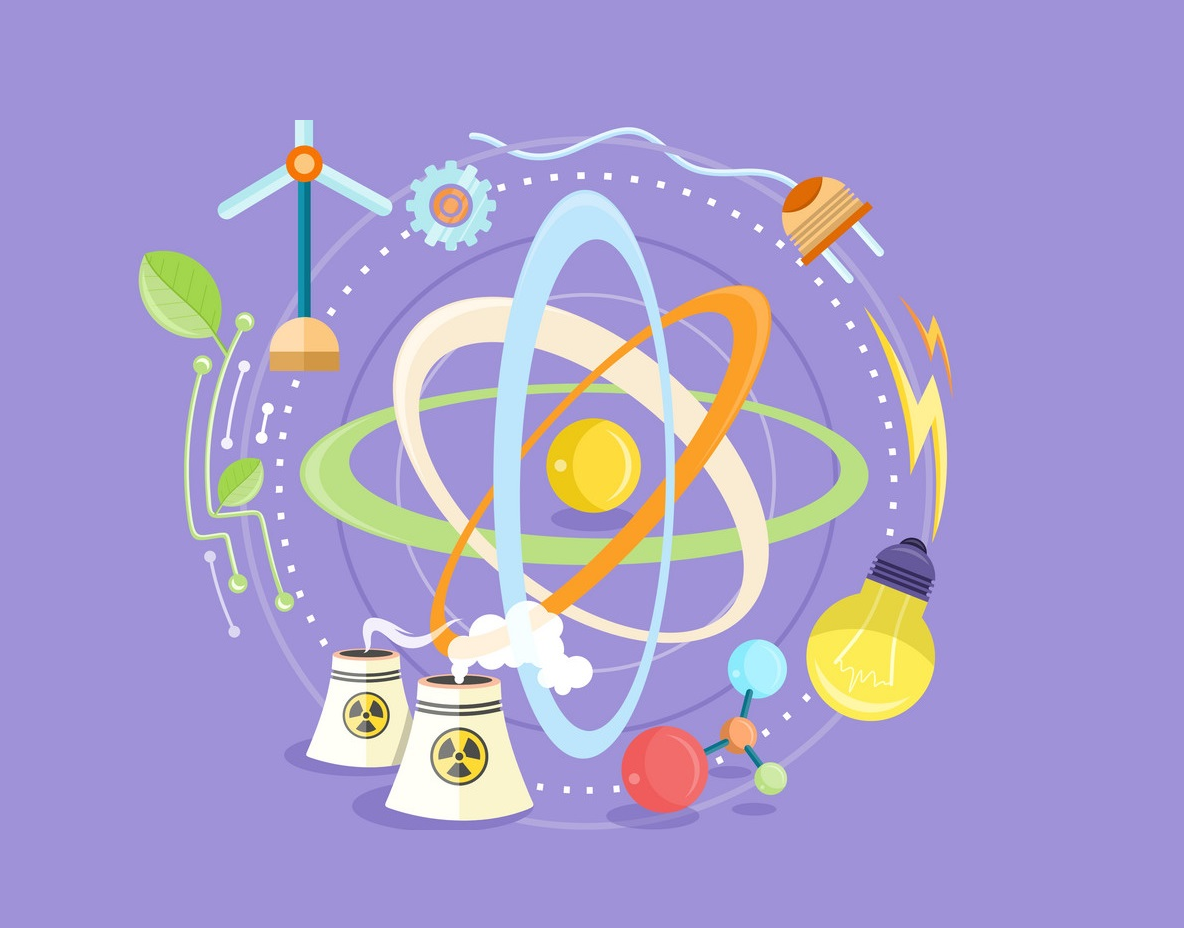 Физики ученые на прозрачном фоне