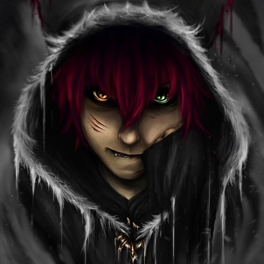 Страшные аватарки аниме