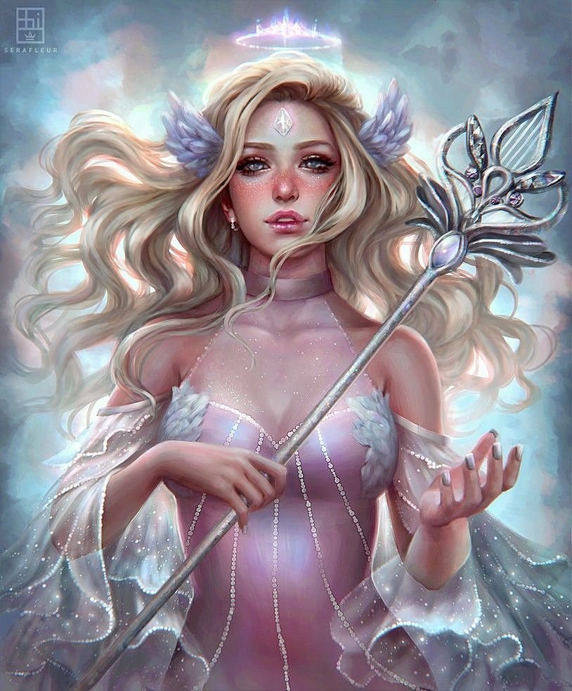 Красивая девушка с котиком