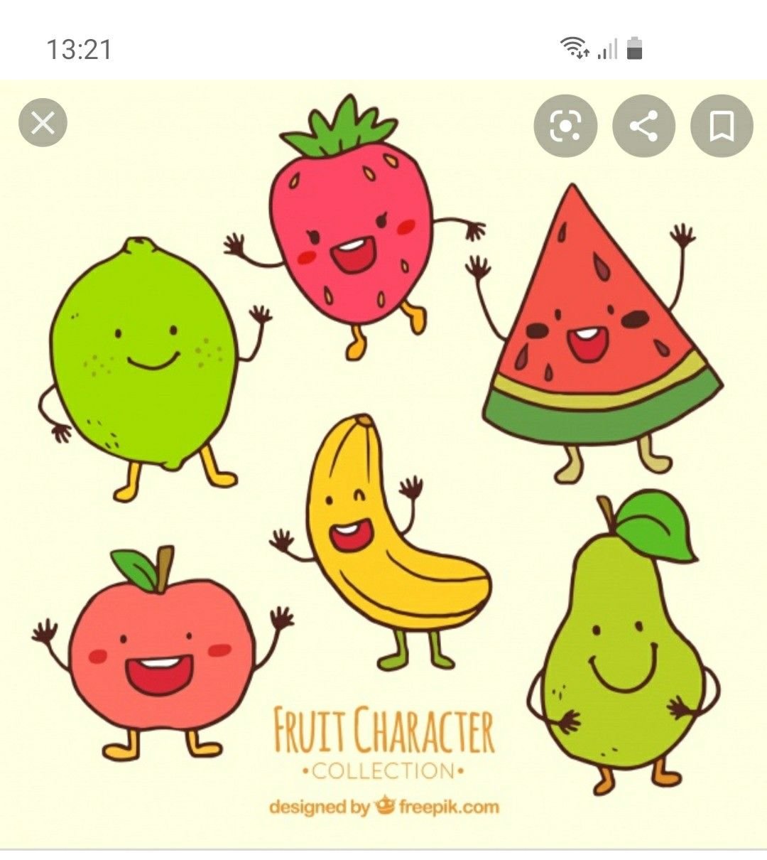 Забавный векторный персонаж