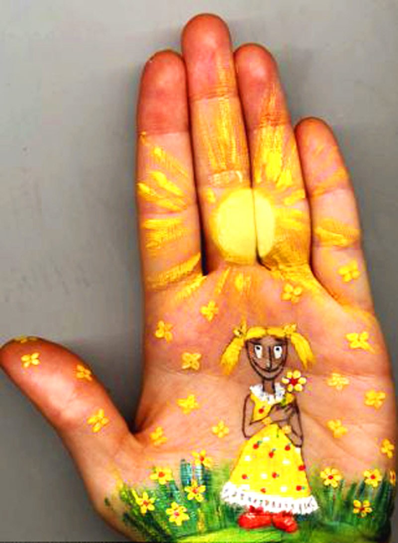 Разрисованные ладони