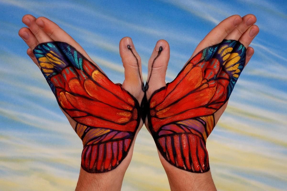 Разрисованные ладони