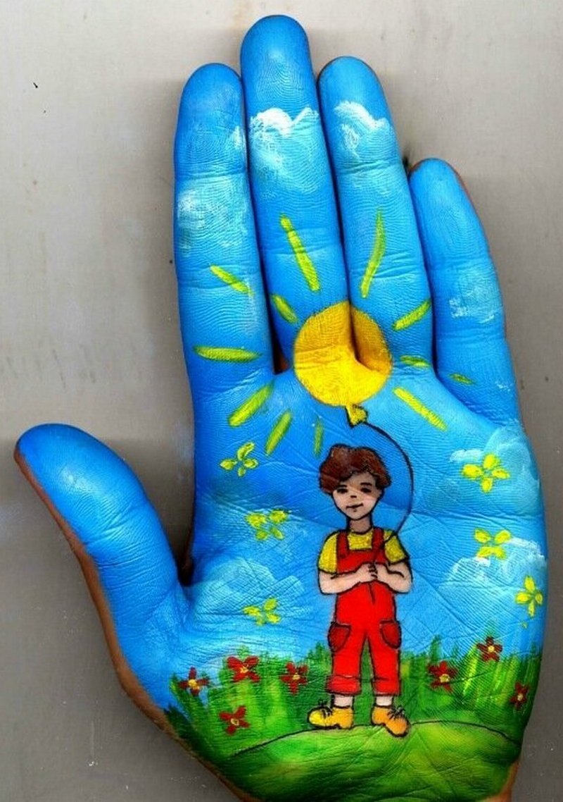 Рисование ладошками