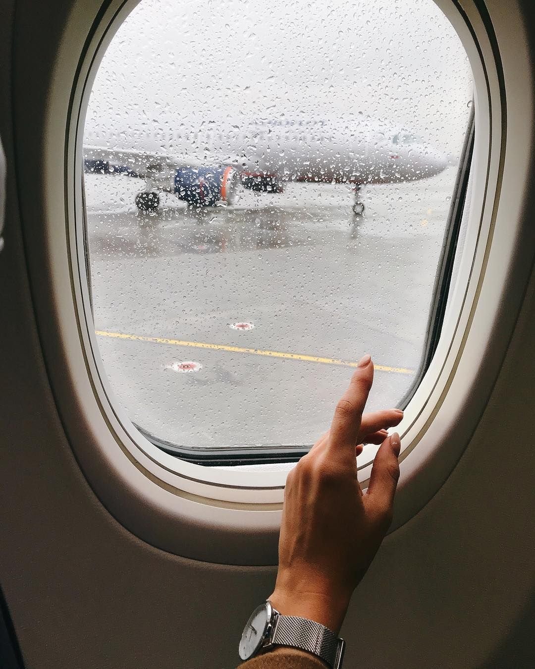 Окно самолета Эстетика