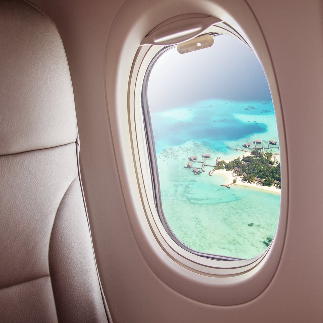 Окно самолета