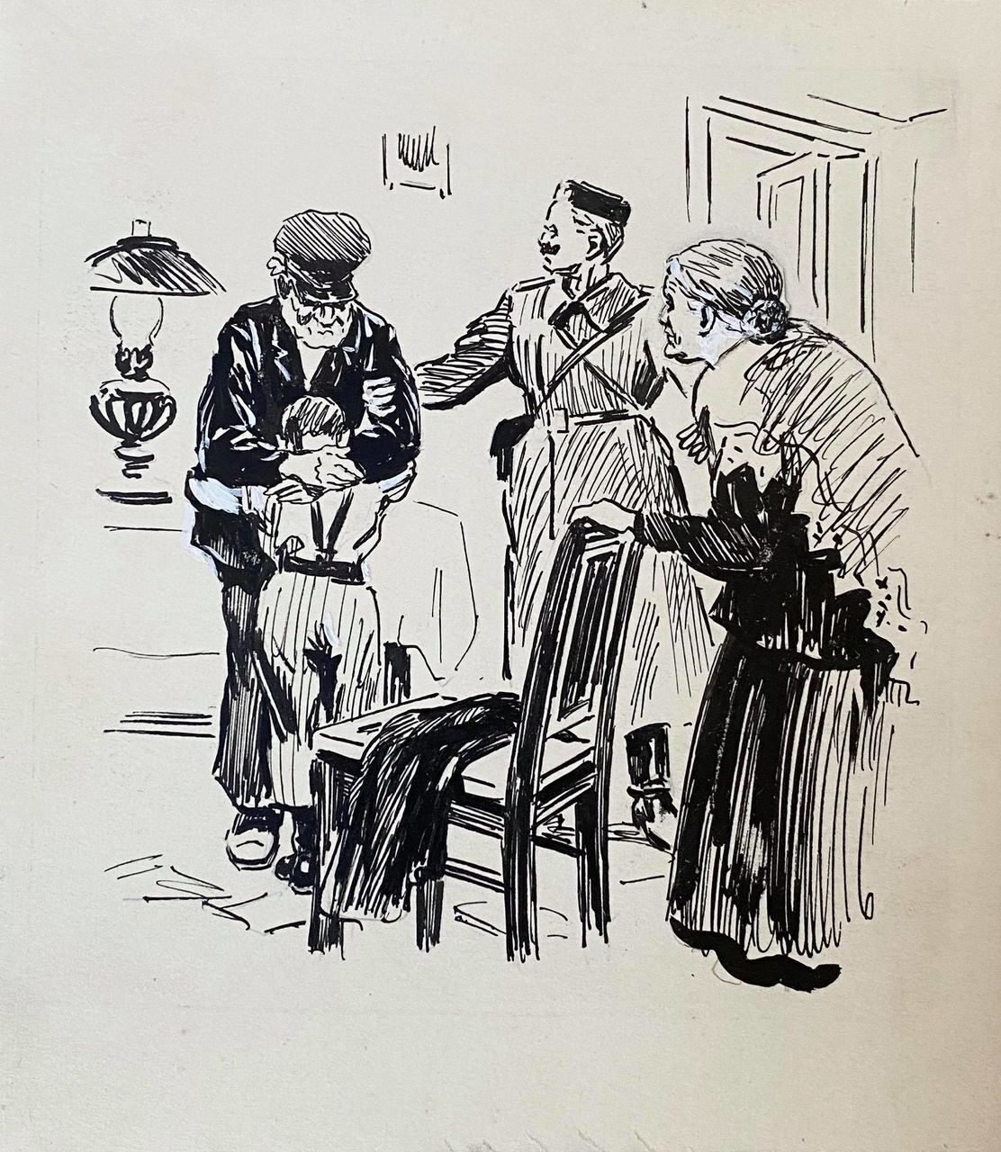 Иллюстрация к рассказу детство Горького