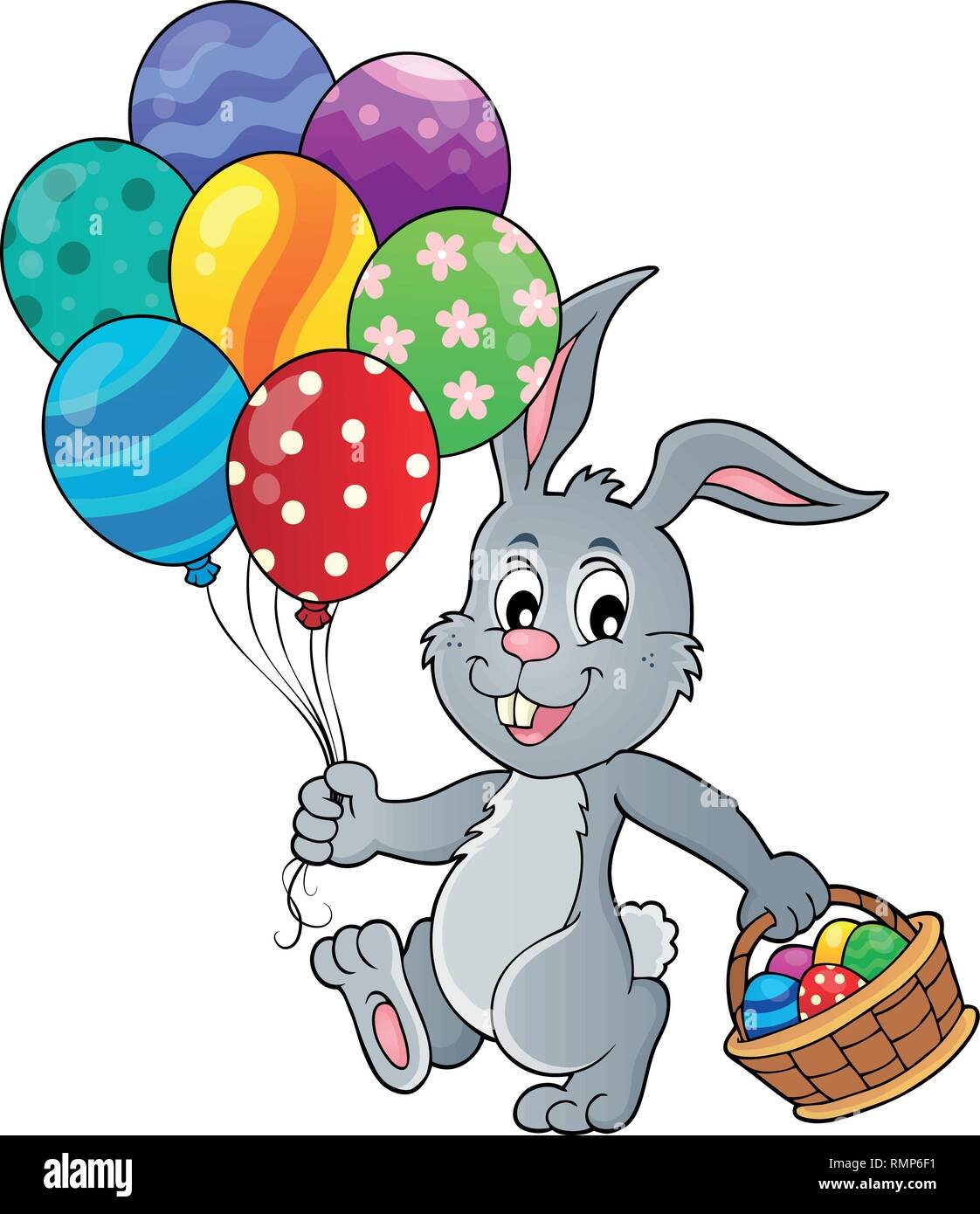 Зайчик с шарами