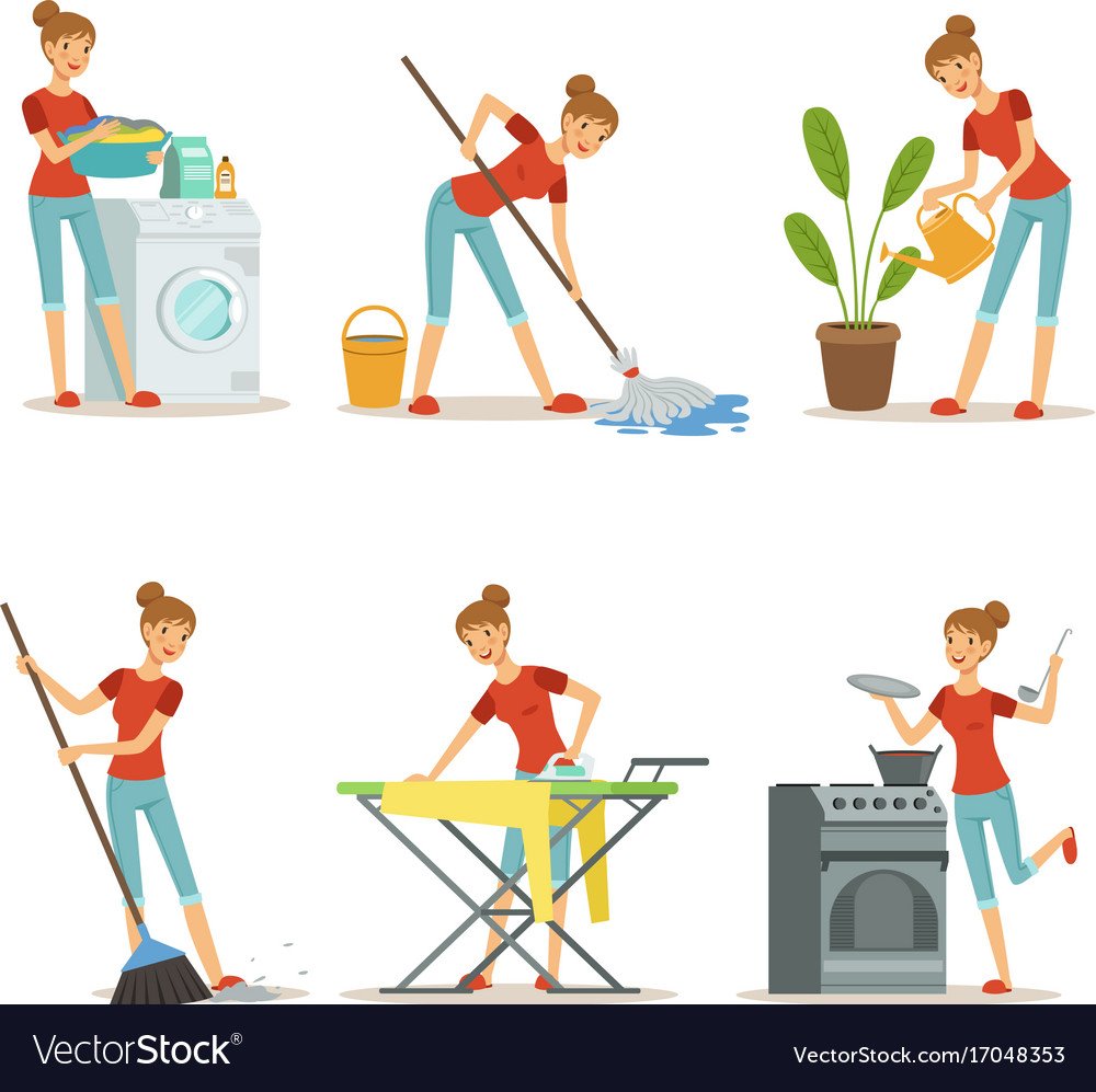 Уборка стирка глажка