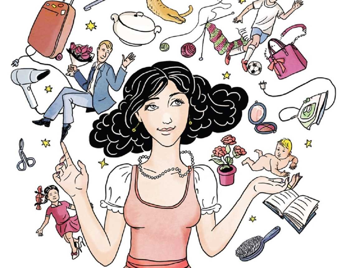 Женщина с множеством рук