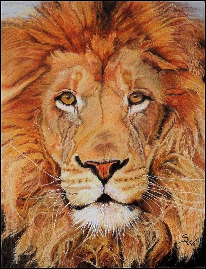 Морда Льва живопись