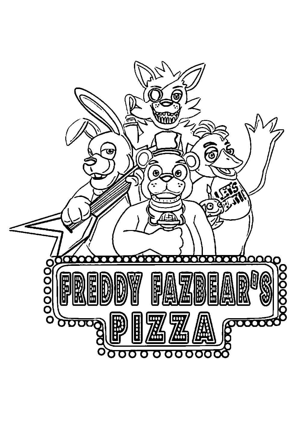 АНИМАТРОНИК раскраска