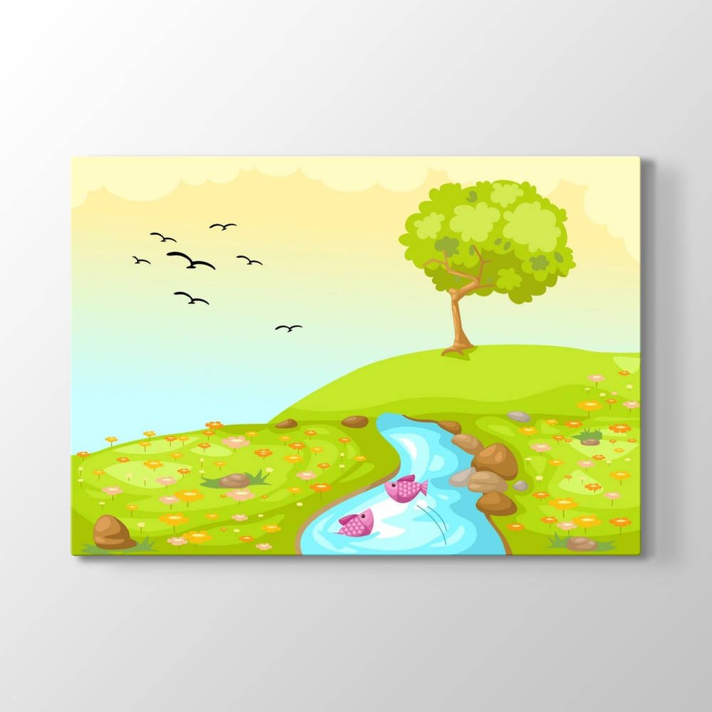 Солнышко и Полянка с рекой