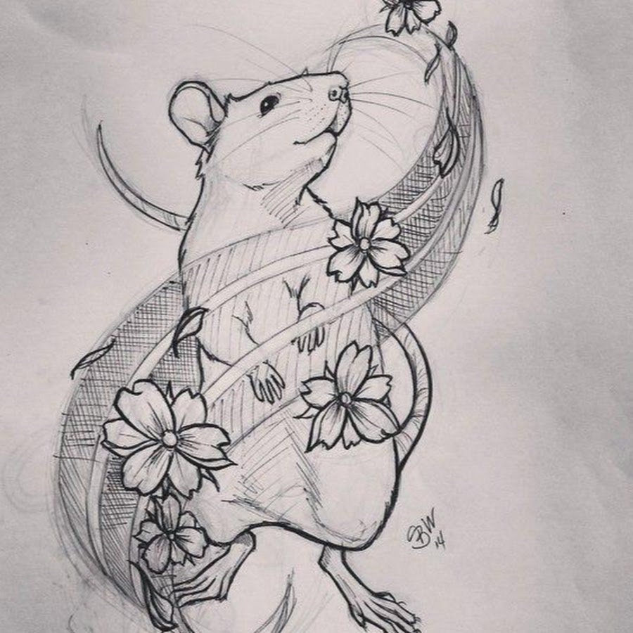 Крыса стилизация