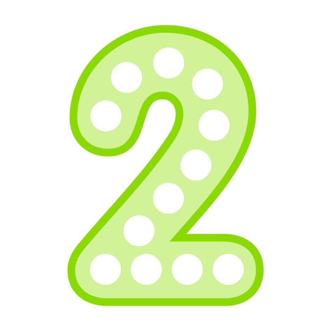 Пластилиновые заплатки цифры