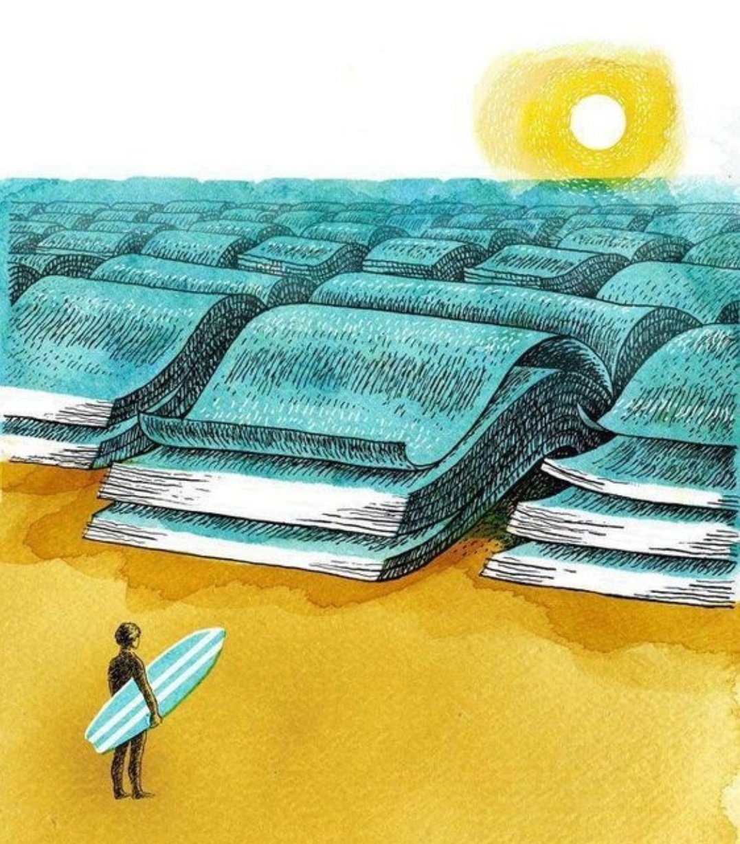 Море из книг