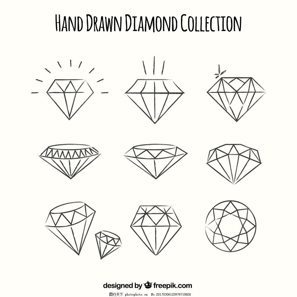 Драгоценный камень мультяшный