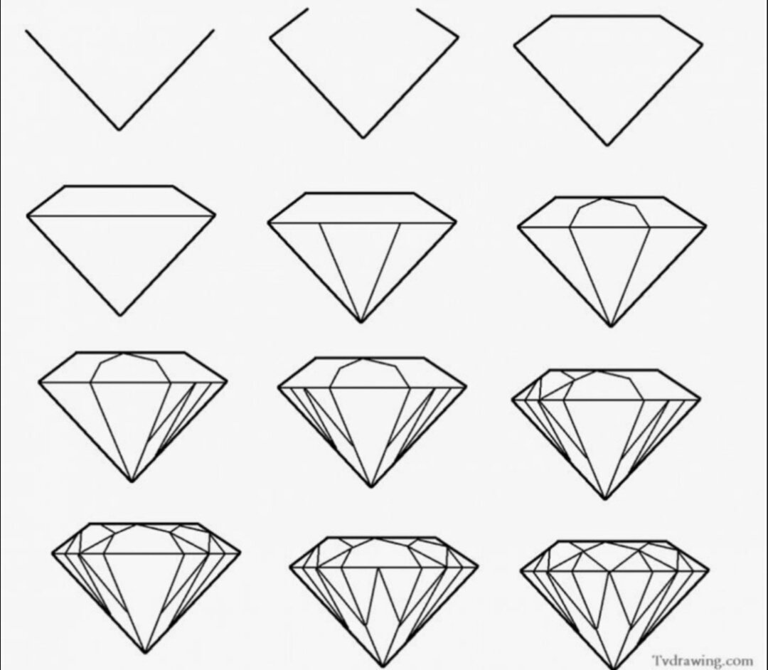 Алмаз мультяшный