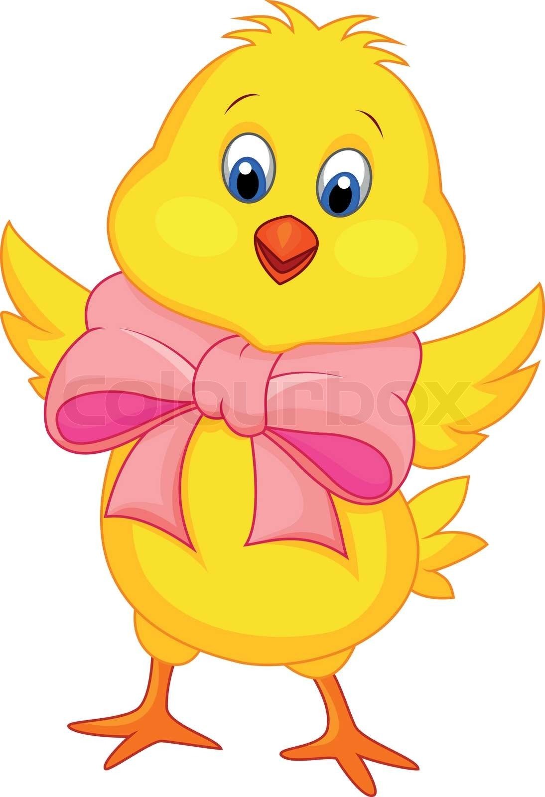 Цыпленок с бантиком