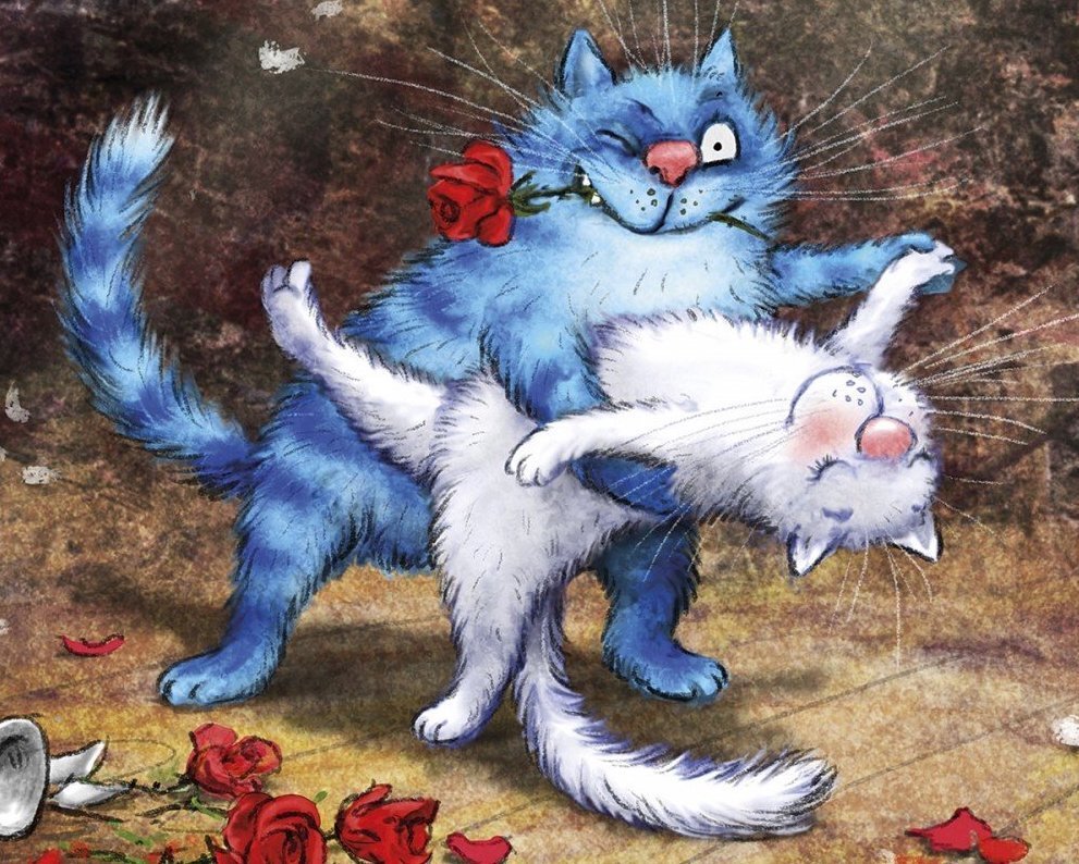 Синие коты Ирины Зенюк 2020