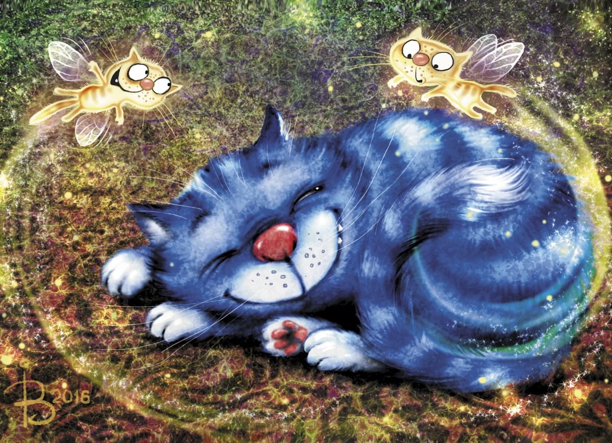 Голубые коты Ирины Зенюк 2022