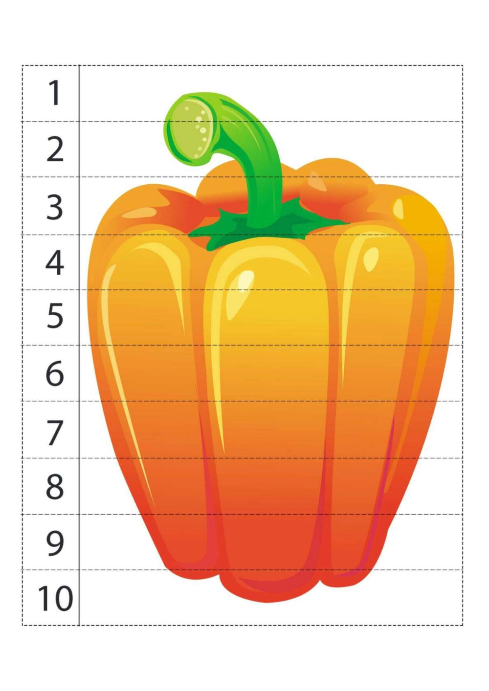 Пазл для малышей "овощи"