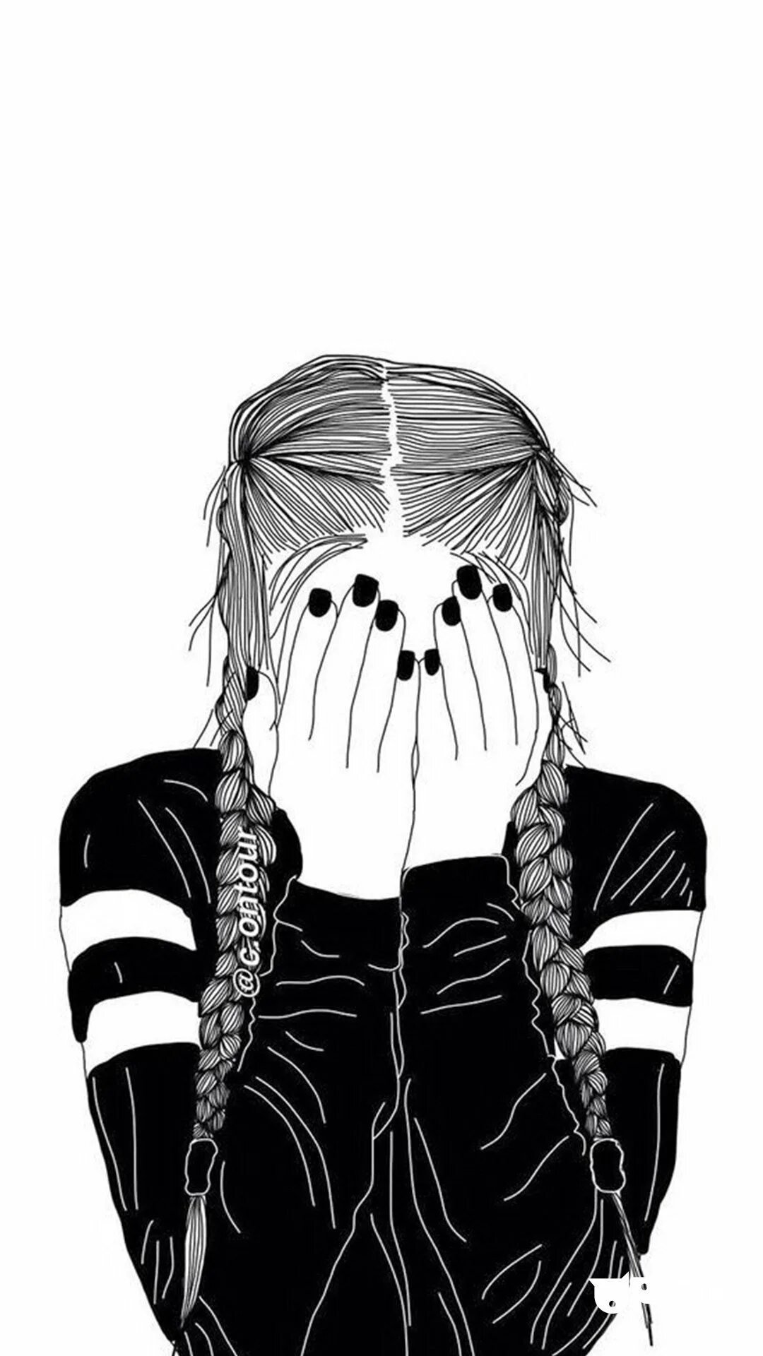 Красивые современные рисунки девочек