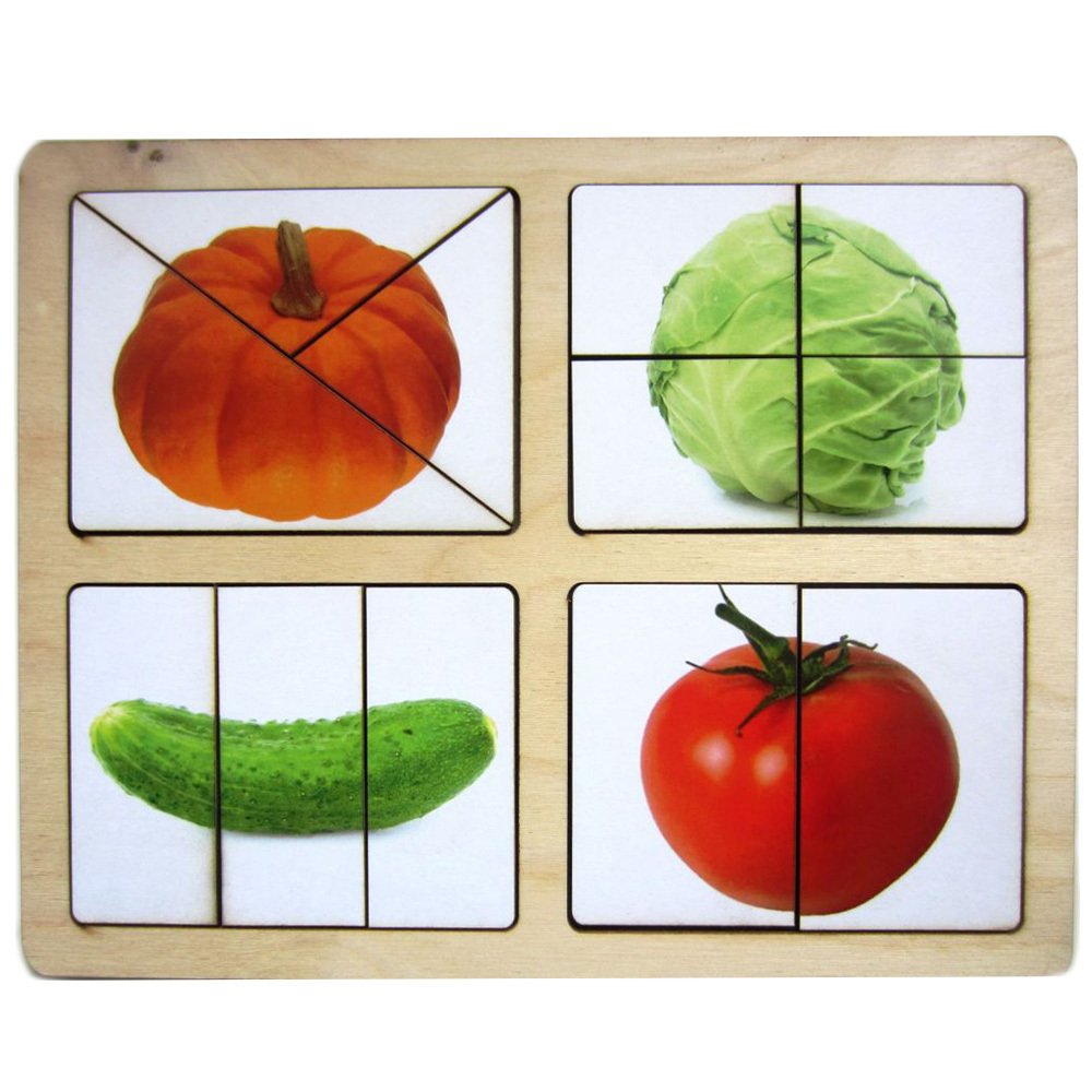 Разрезные овощи для детей