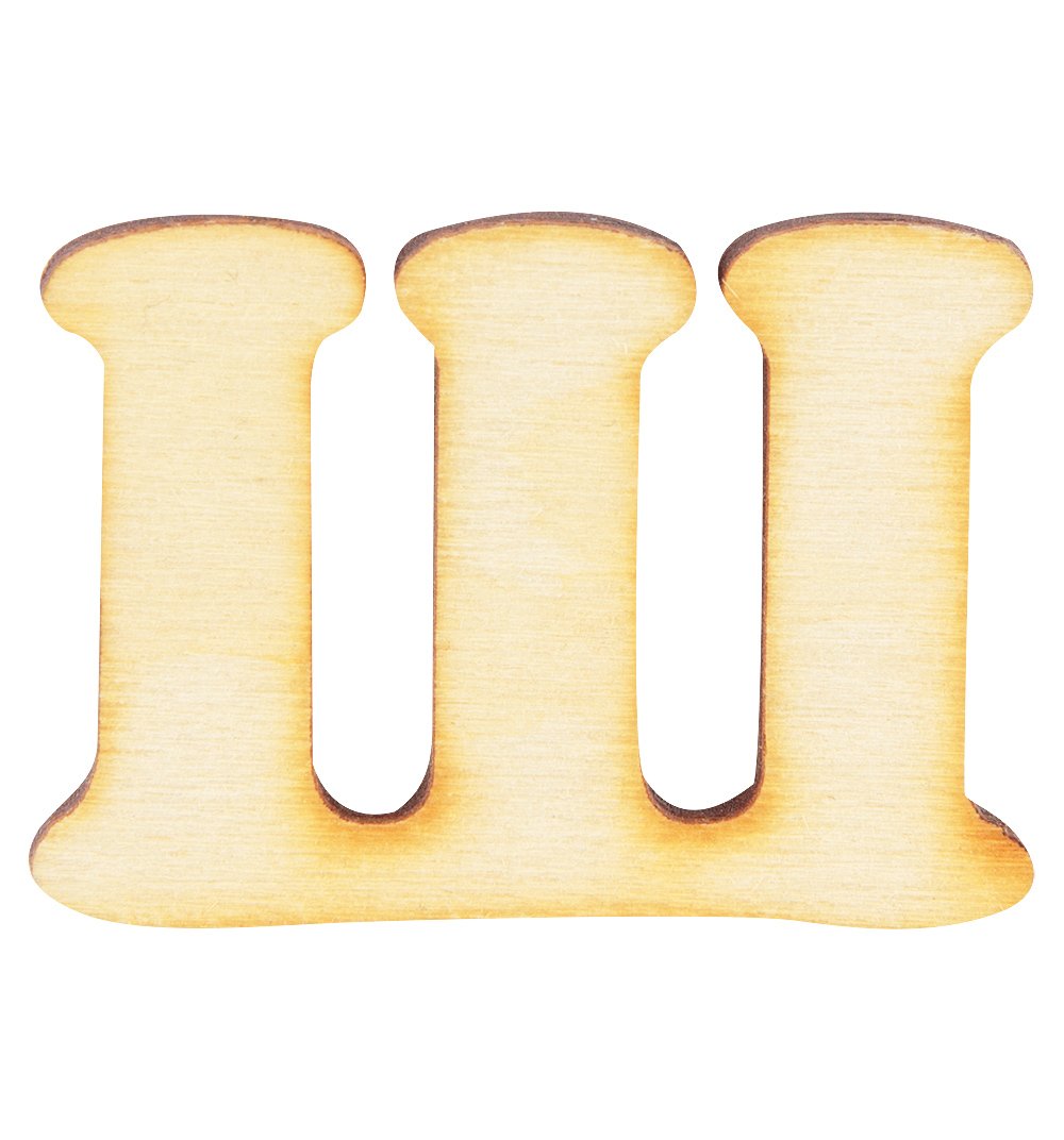 Объемная буква ш