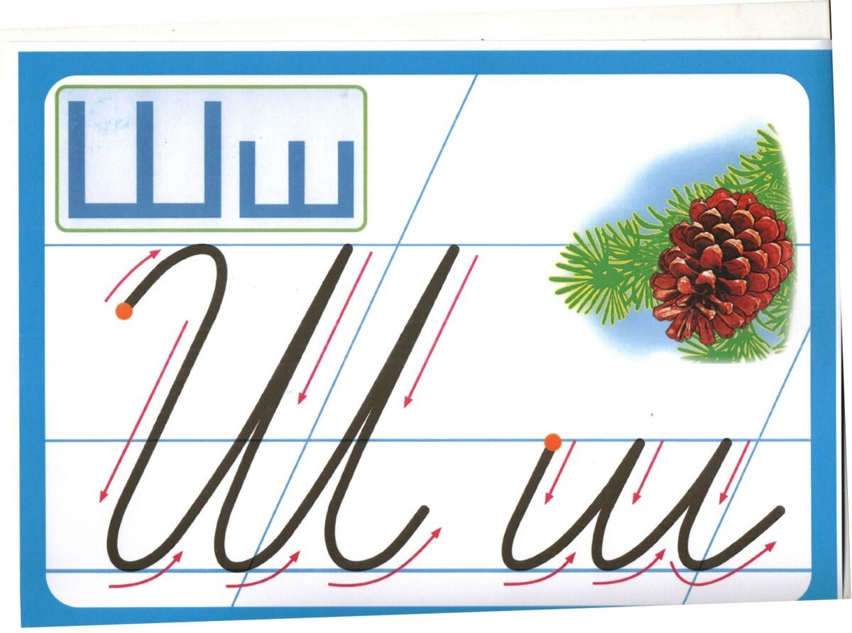 Написание строчной и заглавной буквы а