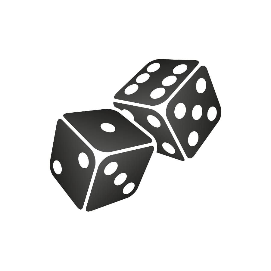Игральные кости эскиз