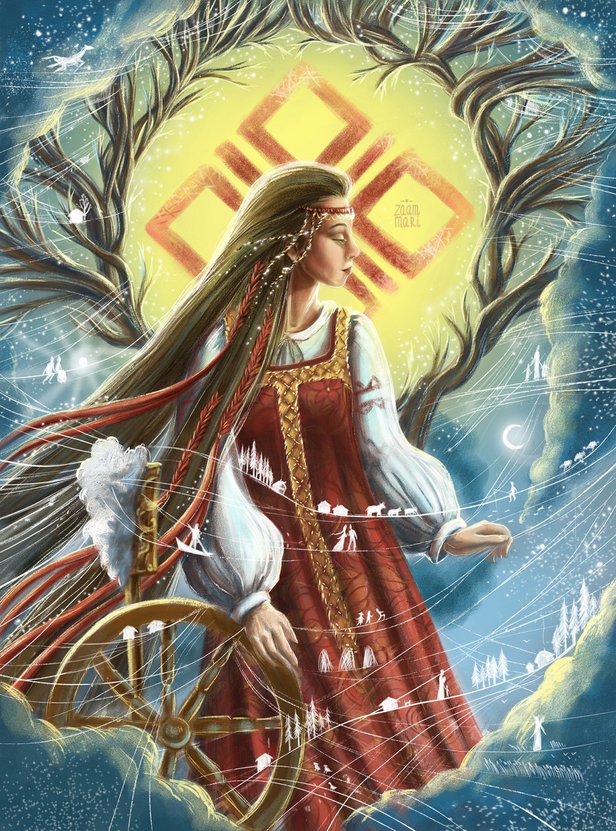 Макошь богиня славян оберег