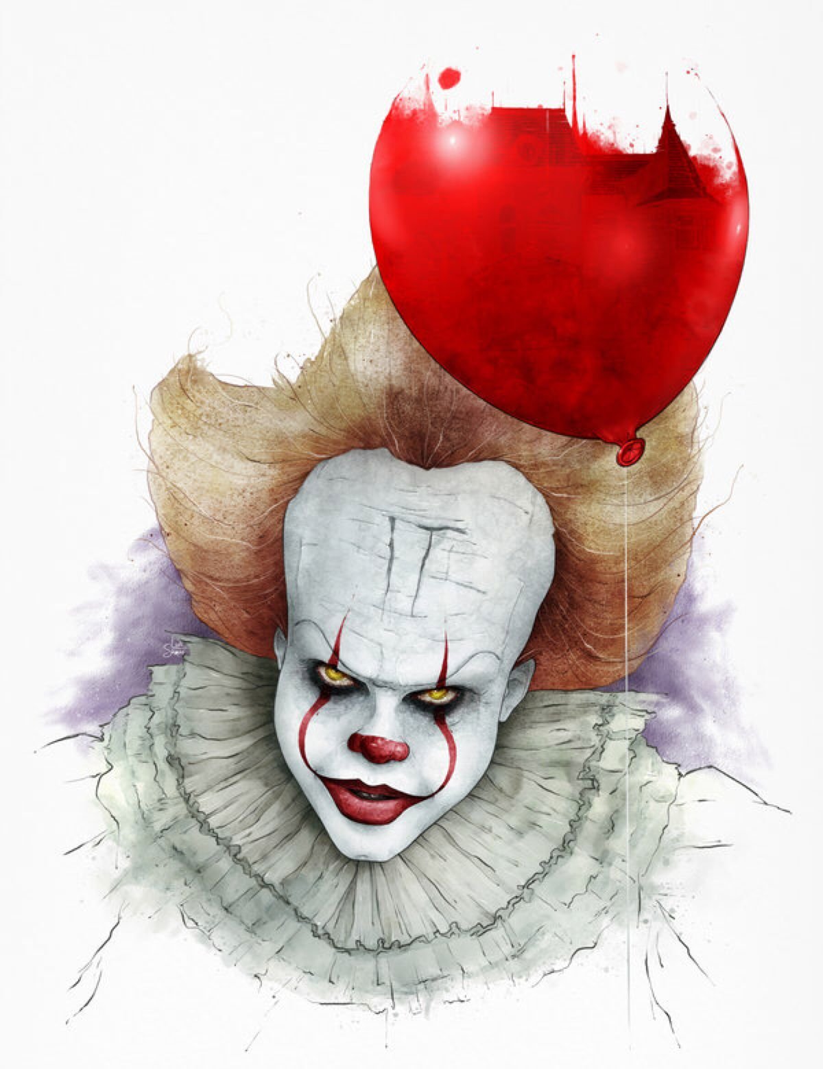 Клоун ПЕННИВАЙЗ 2017 рисунок