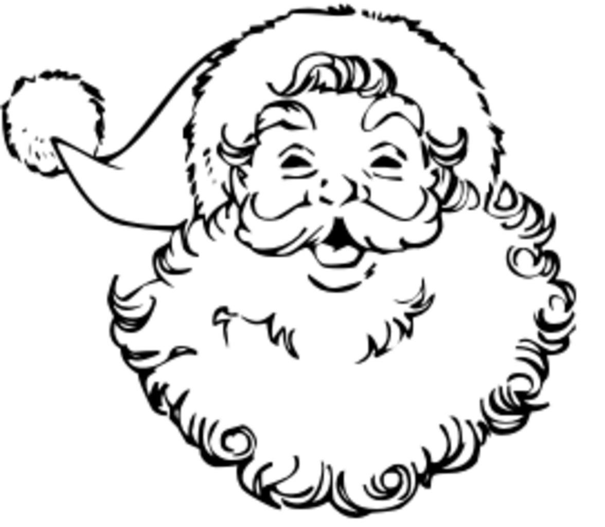 Конверт деду Морозу вектор