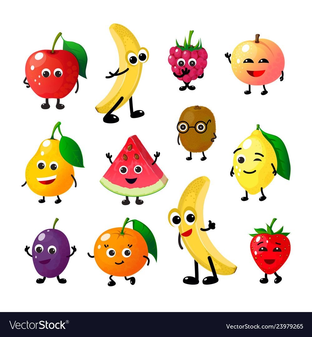 Фрукты с лицами hbcjdfyystvb