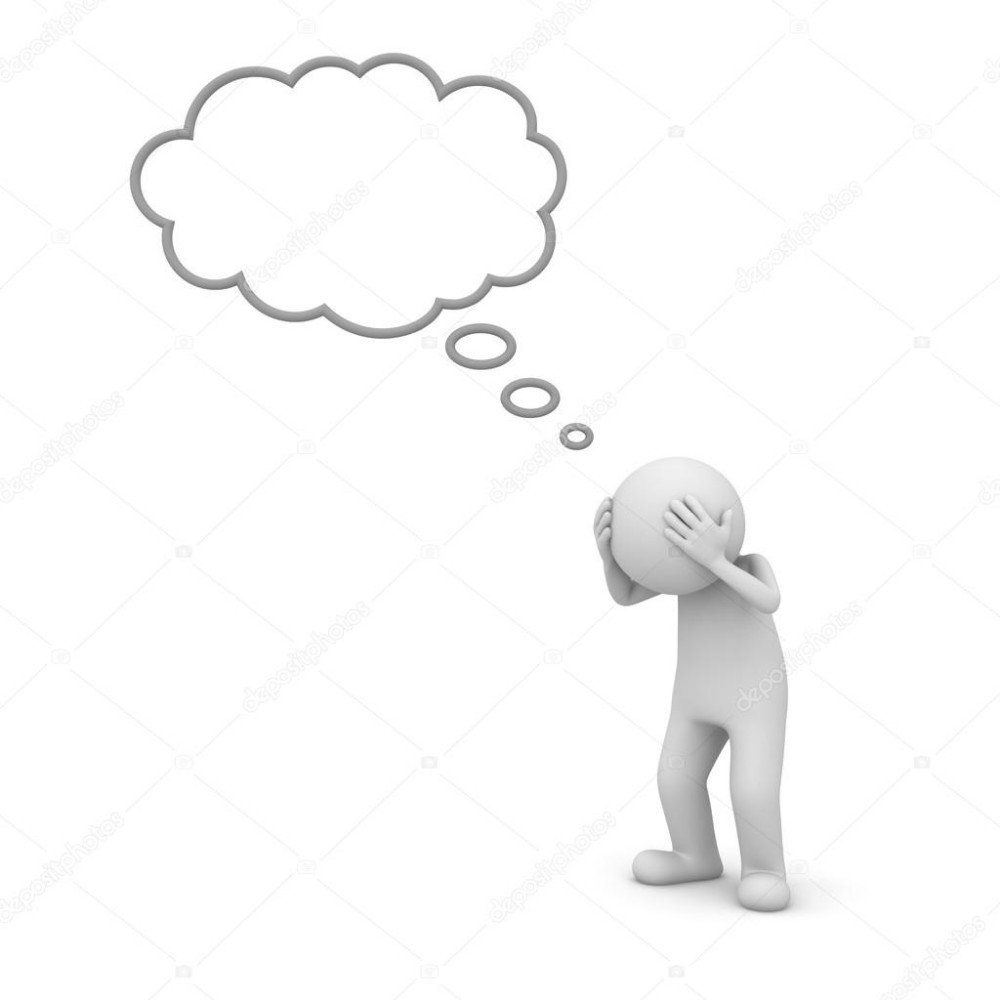 Человек с облачком