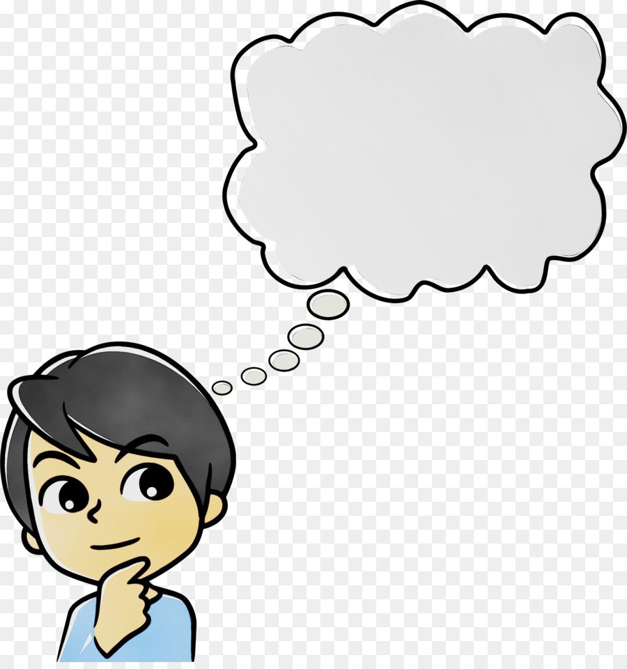 Думающий человек мультяшный